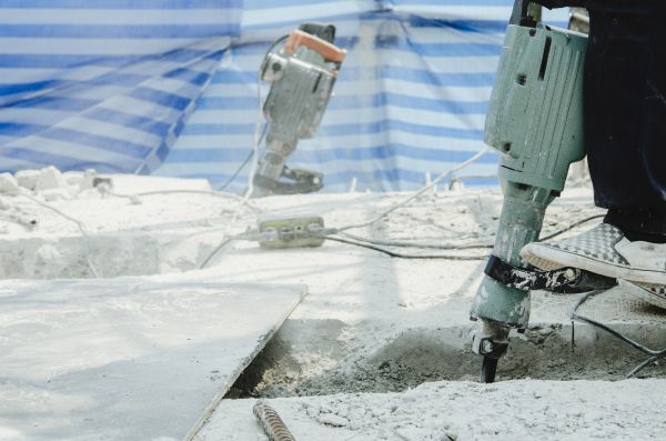 Outdoor Slab Removal